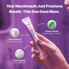 Luniora Purple Mouthwash for Teeth Whitening - Instant Whitening - 20 pack