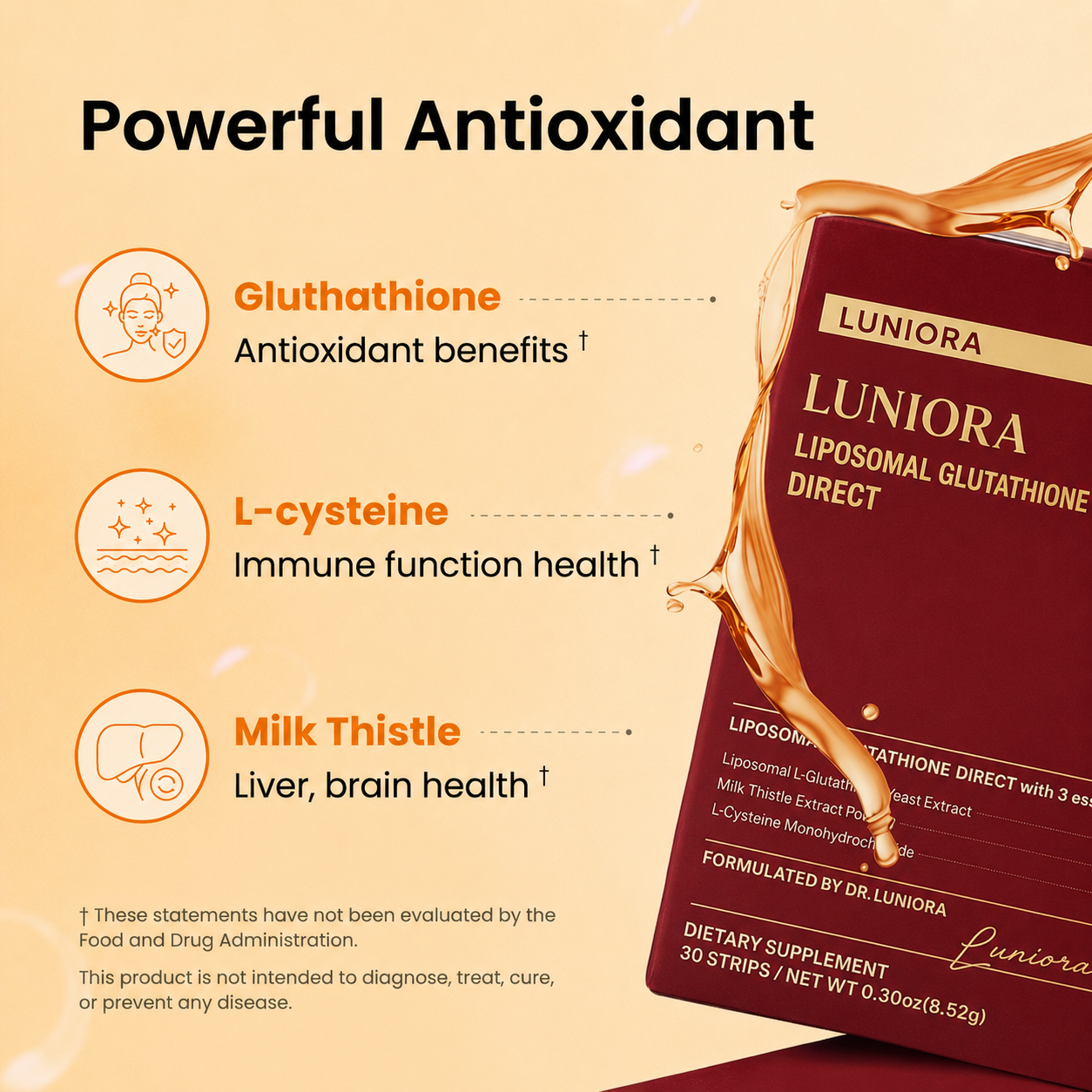 Liposomal Glutathione Strips