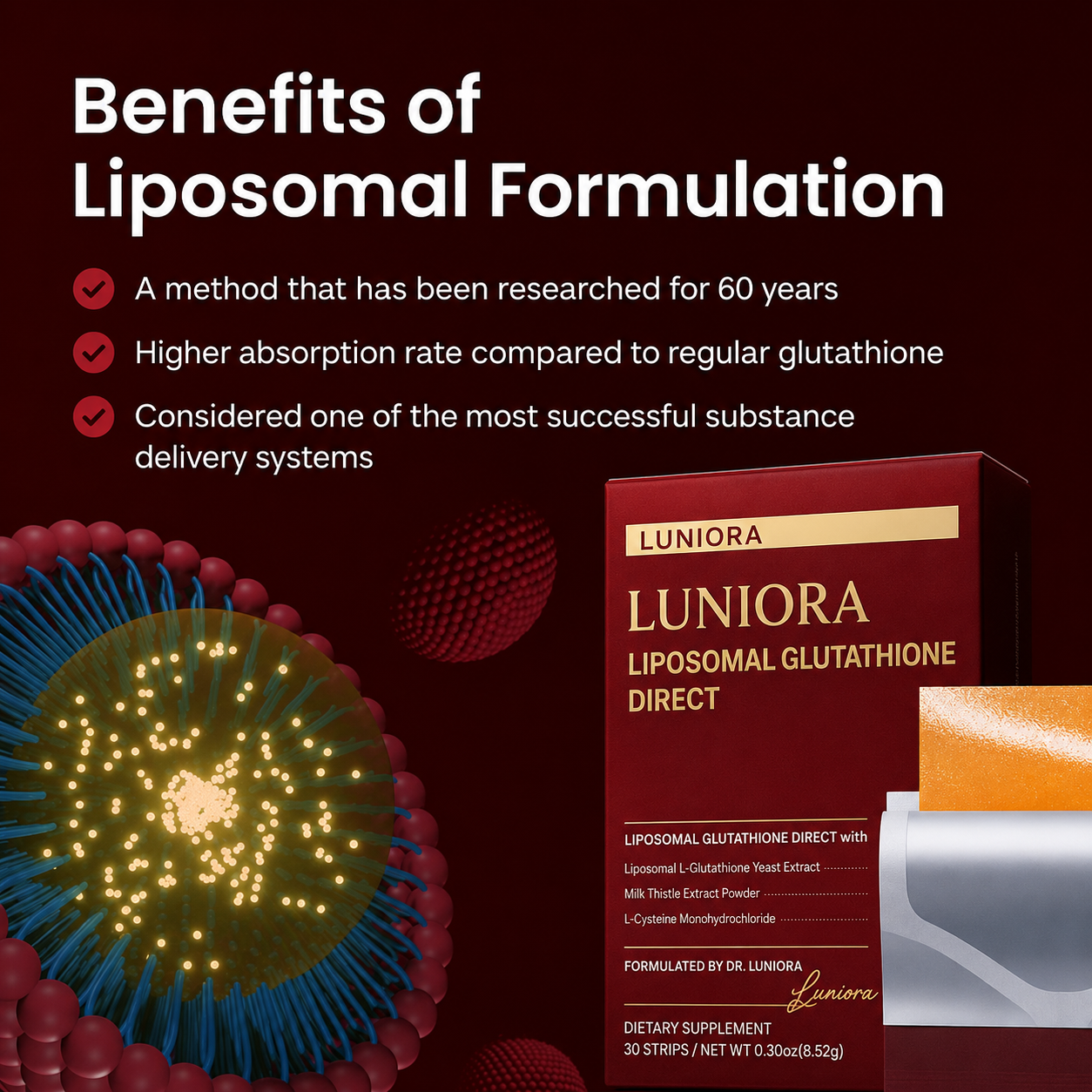 Liposomal Glutathione Strips