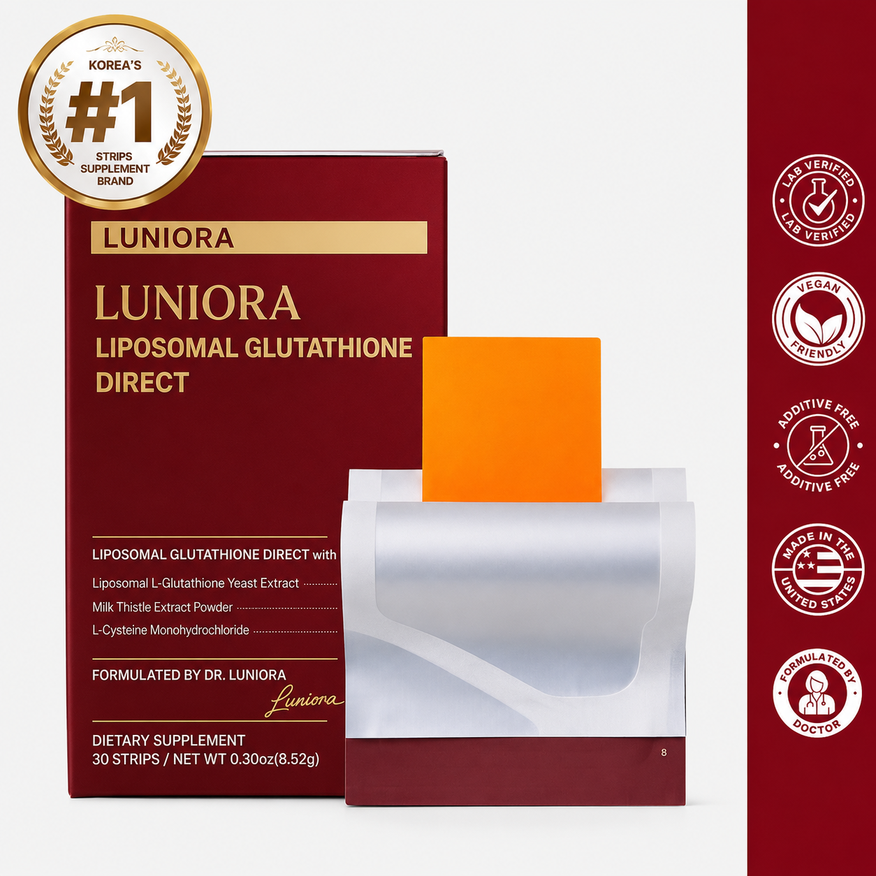 Liposomal Glutathione Strips