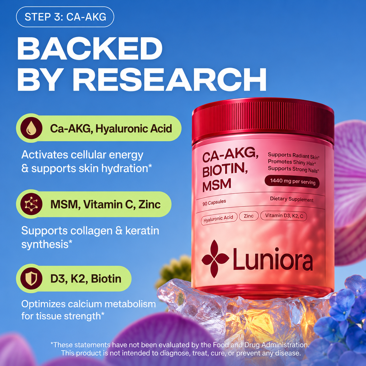 Ultimate Longevity Bundle - NMN, Glutathione, CA AKG, Biotin
